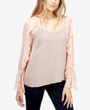 Lucky Brand Ruffled Bell-sleeve Top