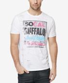 Buffalo David Bitton Men's Nisea Graphic-print Logo T-shirt