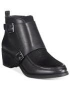 Anne Klein Jeffrey Block-heel Booties