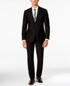 Kenneth Cole Reaction Men's Slim-fit Black Suit
