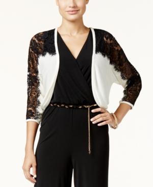 Thalia Sodi Lace Illusion Shrug, Only At Macy's