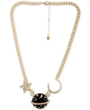 Rachel Rachel Roy Gold-tone Pave Celestial Statement Necklace