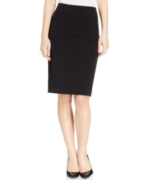 Kasper Crepe Knee-length Skirt