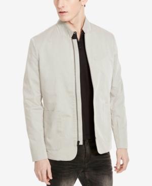 Kenneth Cole New York Men's Zip-front Patch Pocket Jacket