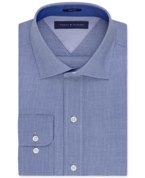 Tommy Hilfiger Micro-check Slim-fit Dress Shirt