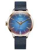 Welder Moody Women's Blue Stainless Steel Mesh Bracelet Watch 38mm