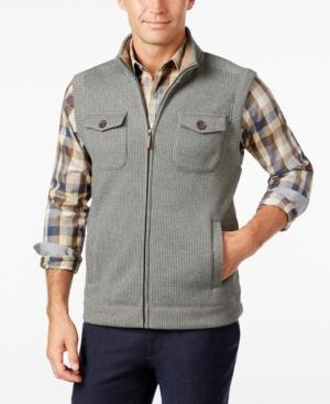 Tasso Elba Men's Big And Tall Sherpa-lined Collar Bonded Hunting Vest, Only At Macy's