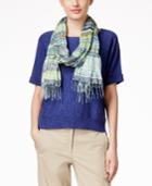 Eileen Fisher Patterned Silk Scarf, Only At Macy's