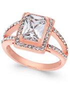 Charter Club Rose Gold-tone Cubic Zirconia Ring, Created For Macy's
