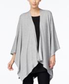 Eileen Fisher Open-front Asymmetrical-hem Poncho