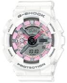 G-shock Women's Analog-digital S Series White Bracelet Watch 49x46mm Gsts100g-1a