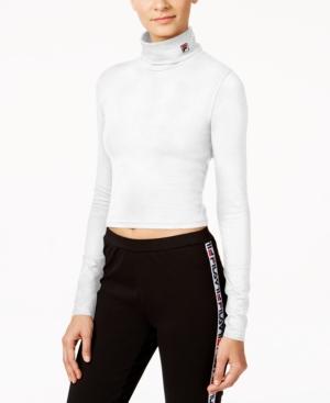 Fila Annie Cropped Turtleneck Top