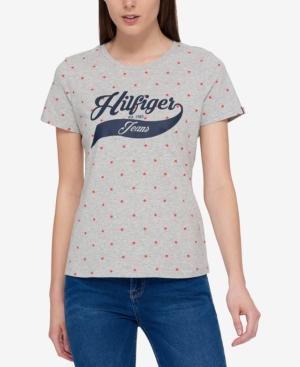 Tommy Hilfiger Star-print Logo T-shirt, Only At Macy's