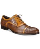 Mezlan Men's Leather Checkered Oxfords Men's Shoes
