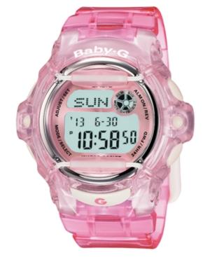 Baby-g Watch, Women's Red Resin Strap Bg169r-4