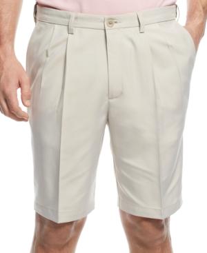 Haggar Pleated Cool 18 Microfiber Performance Shorts