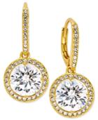 Eliot Danori 18k Gold-plated Crystal Drop Earrings