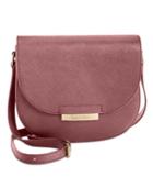 Calvin Klein Saffiano Leather Saddle Bag