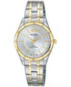 Pulsar Women's Easy Style Two-tone Stainless Steel Bracelet Watch 28mm Ph8256