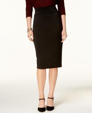 Alfani Pull-on Zip-detail Skirt, Created For Macy's