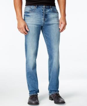 American Rag Men's Slim-fit Medium-blue Wash Jeans, Only At Macy's