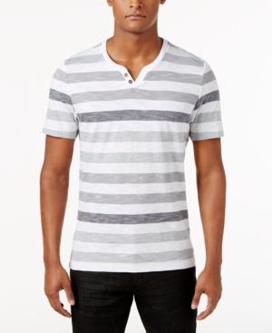 Inc International Concepts Men's Heathered Striped T-shirt, Created For Macy's