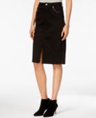 Earl Jeans, A Macy's Exclusive Style Faux-leather-trim Pencil Skirt