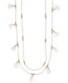 Lonna & Lilly Gold-tone Beaded Tassel 30/32 Layered Necklace