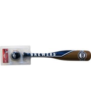Jarden Sports Milwaukee Brewers Grand Slam Softee Baseball Bat And Ball Set