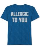 Jem Men's Allergic To You Knit Graphic-print T-shirt