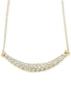 Wrapped In Love Diamond Channel-set Collar Necklace (1/2 Ct. T.w.) In 10k Gold, Created For Macy's