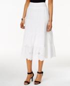 Style & Co. Eyelet Skirt, Only At Macy's