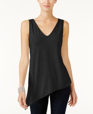 Inc International Concepts Petite Asymmetrical Tank Top, Only At Macy's