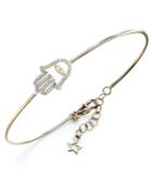 Yellora™ Diamond Bracelet, Yellora™ Diamond Hamsa Wire Bracelet (1/6 Ct. T.w.)