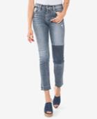 Silver Jeans Co. Izzy Cotton Ripped Colorblocked Skinny Jeans