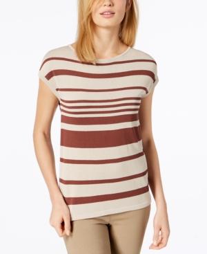 Weekend Max Mara Striped Short-sleeve Sweater