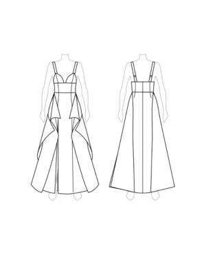 Customize: Switch To Adjustable Wide Straps - Fame And Partners Ruffled-front Dress