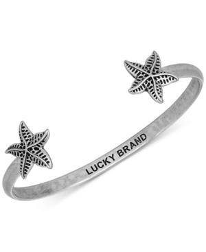 Lucky Brand Silver-tone Starfish Cuff Bracelet