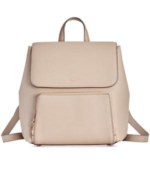 Dkny Bryant Saffiano Leather Flap Backpack, Created For Macy's