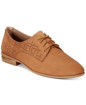 Giani Bernini Caliy Memory Foam Lace-up Oxford Flats, Created For Macy's Women's Shoes