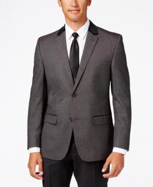 Alfani Red Men's Slim-fit Black/white Neat Evening Jacket, Only At Macy's