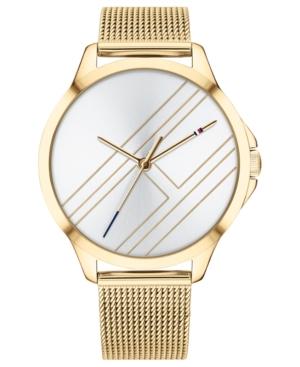 Tommy Hilfiger Women's Gold-tone Mesh Bracelet Watch 38mm