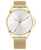 Tommy Hilfiger Women's Gold-tone Mesh Bracelet Watch 38mm