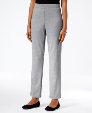 Alfred Dunner Petite Classics Straight-leg Pull-on Ponte Pants