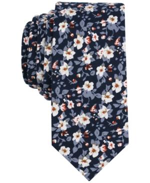 Bar Iii Men's Savannah Floral Skinny Tie, Created For Macy's