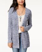 American Rag Juniors' Marled Lace-up Cardigan, Created For Macy's