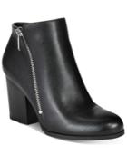 Bar Iii Pieta Zipper Block-heel Booties, Only At Macy's Women's Shoes