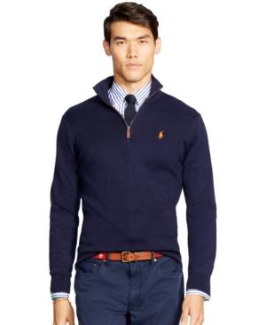 Polo Ralph Lauren Half-zip Pima Sweater