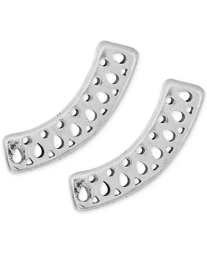 Lucky Brand Silver-tone Openwork Ear Climber Earrings