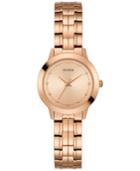 Guess Women's Rose Gold-tone Stainless Steel Bracelet Watch 30mm